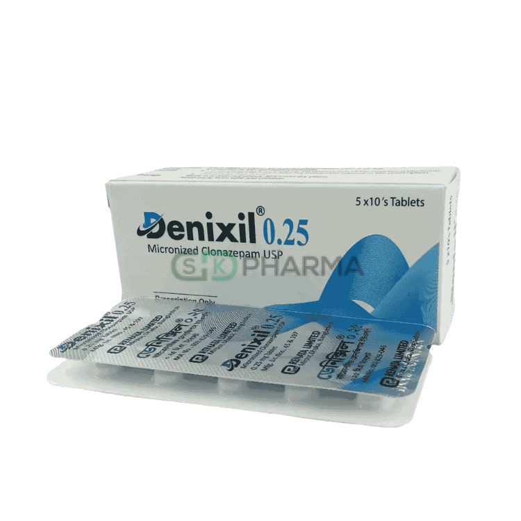 Denixil Tablet 0.25 mg (Clonazepam)