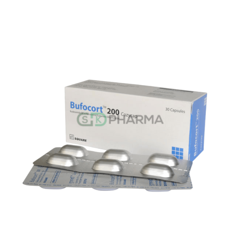 Bufocort Inhalation Capsule 200 mcg+6 mcg (Budesonide + Formoterol Fumarate)