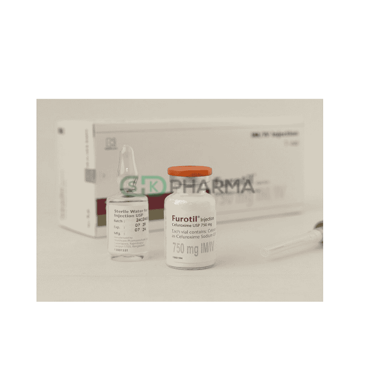 Furotil Injection 750 mg/vial (Cefuroxime Axetil)