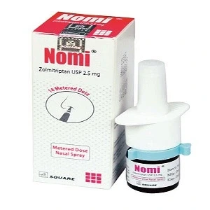 Nomi Nasal Spray 14 metered, Zolmitriptan 2.5 mg/spray
