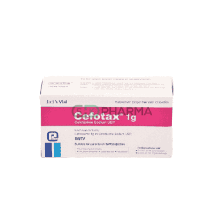 Cefotax Injection 1 gm/10 ml (Cefotaxime)