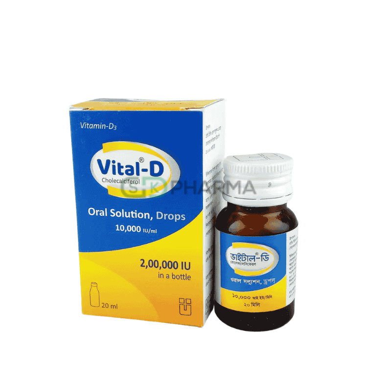 Vital-D Oral Solution 10000 IU/ml (Cholecalciferol [Vitamin D3])