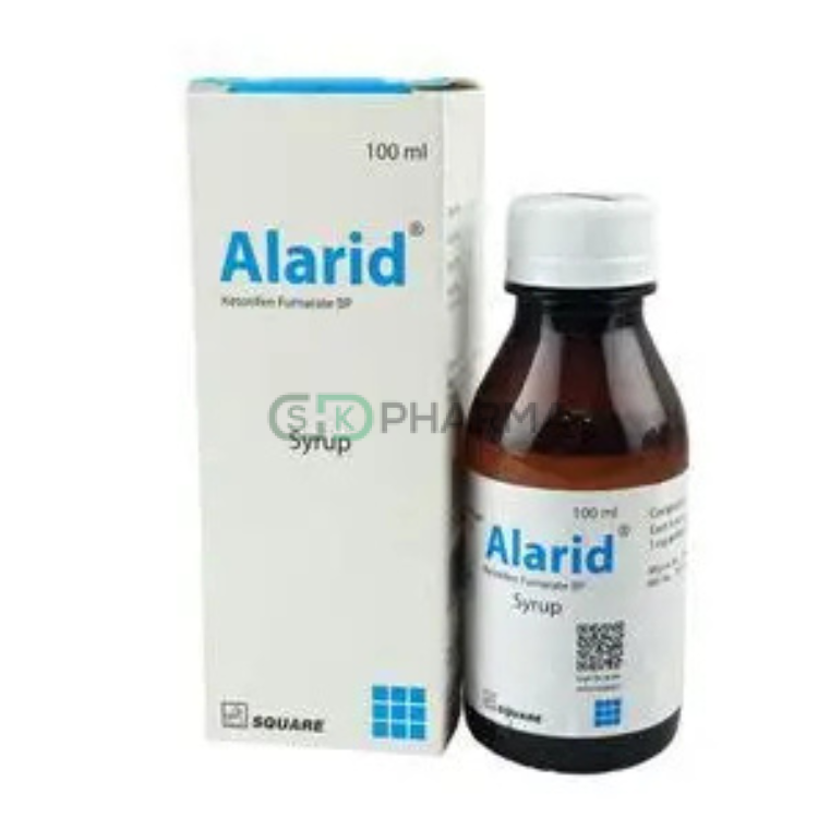 Alarid Syrup 1 mg/5 ml (Ketotifen Fumarate)