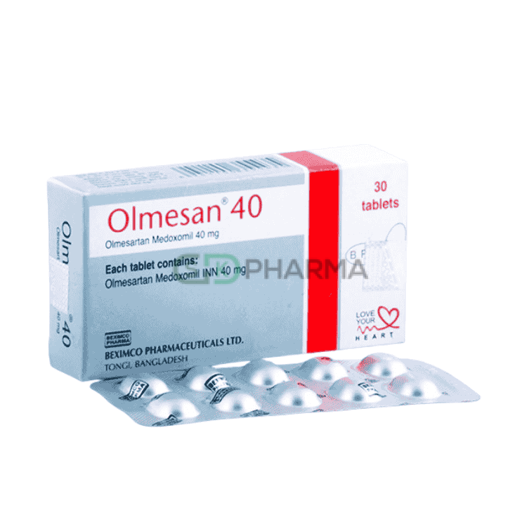 Olmesan Tablet 40 mg (Olmesartan Medoxomil)