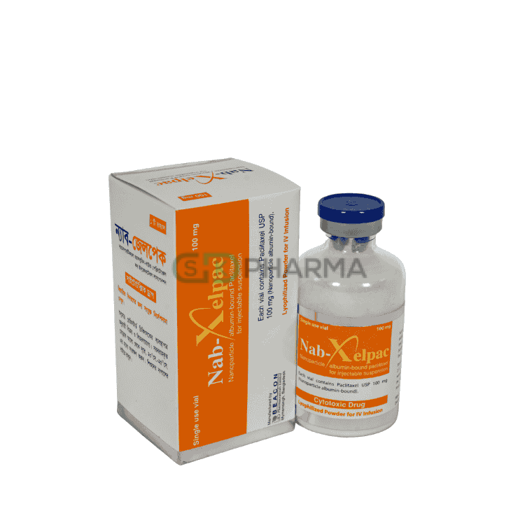 Nab-Xelpac Injection 100 mg/vial (Nab-Paclitaxel [Nanoparticle Albumin-Bound Paclitaxel])
