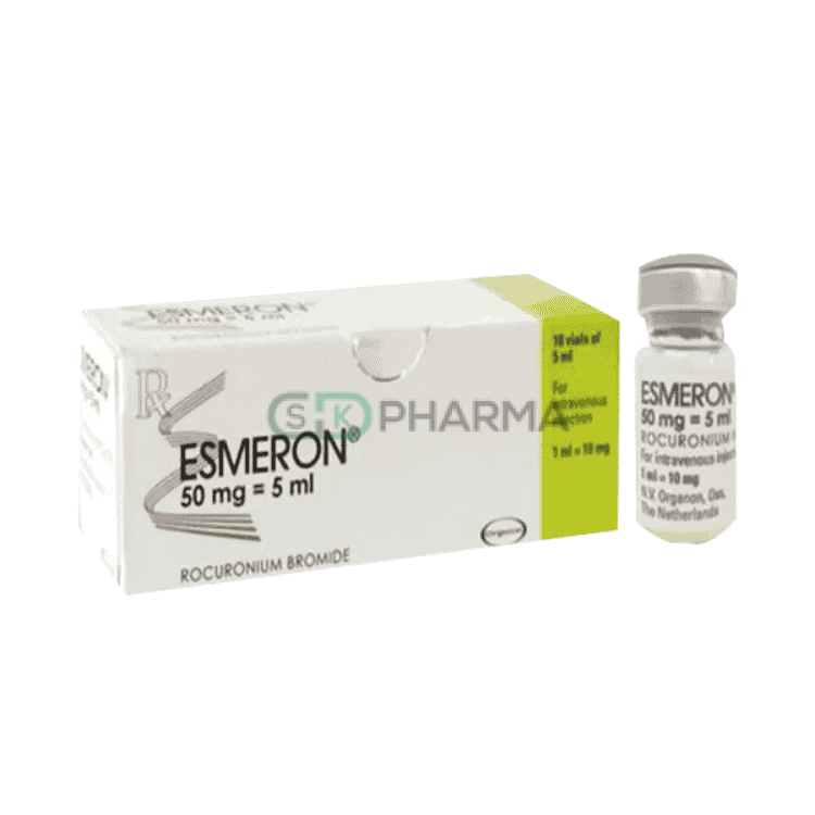 Esmeron Injection 50 mg/5 ml (Rocuronium Bromide)