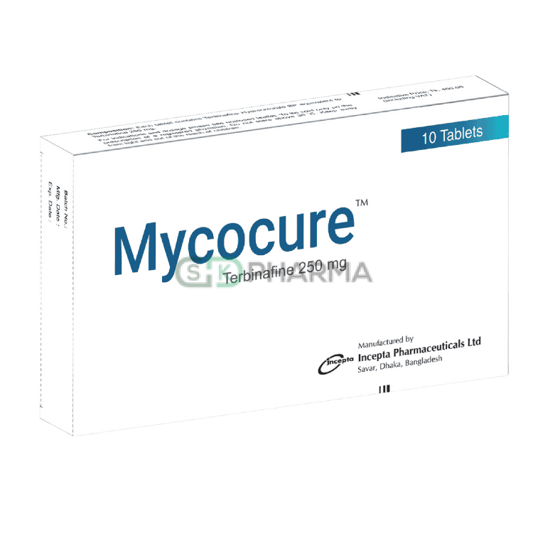 Mycocure Tablet 250 mg (Terbinafine Hydrochloride)