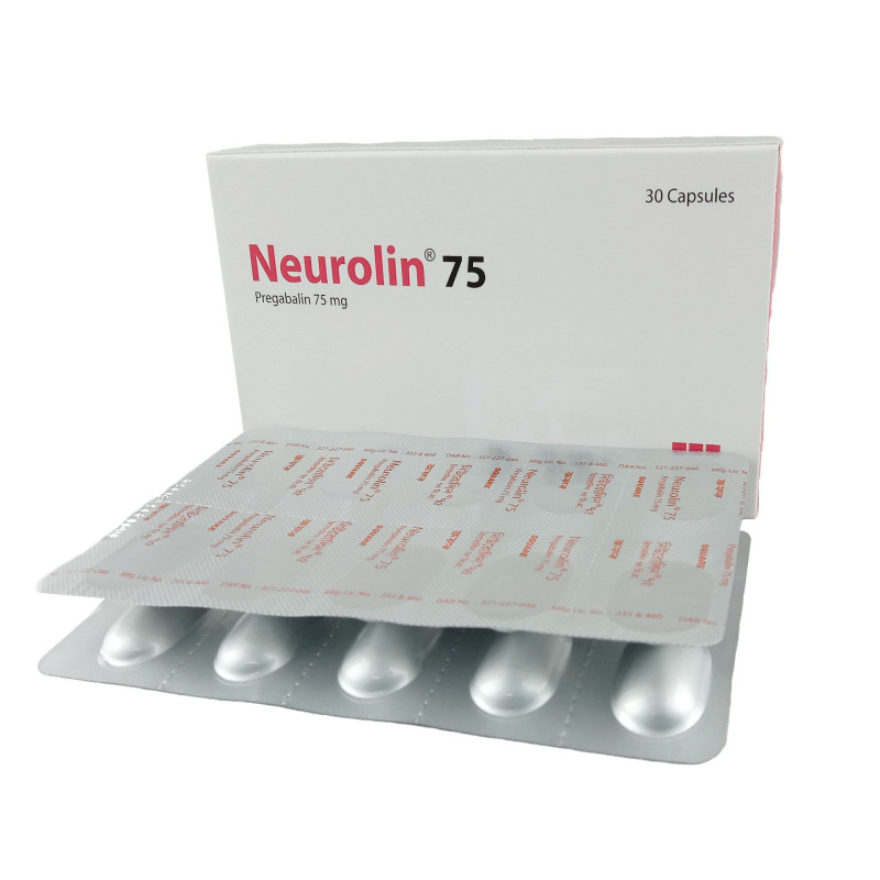 Neurolin Capsule, Pregabalin 75 mg