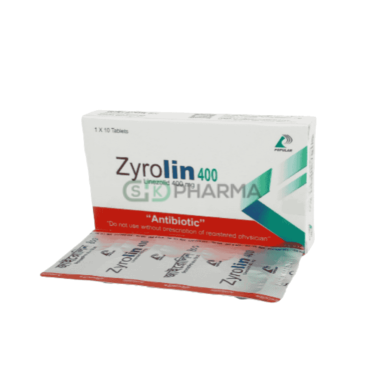 Zyrolin Tablet 400 mg (Linezolid)