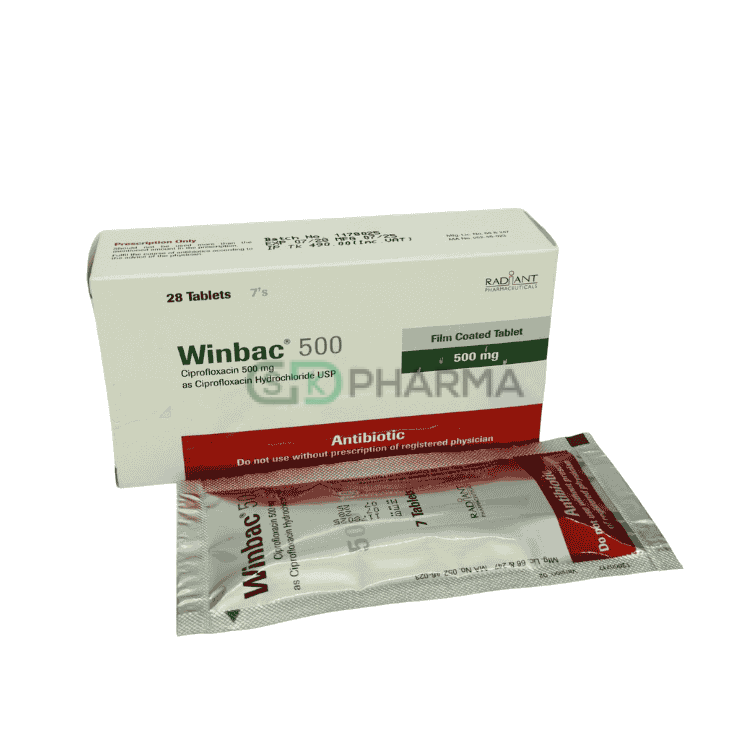 Winbac Tablet 500 mg (Ciprofloxacin)