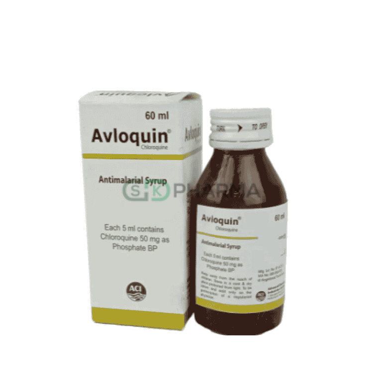 Avloquin Syrup 50 mg/5 ml (Chloroquine Phosphate)