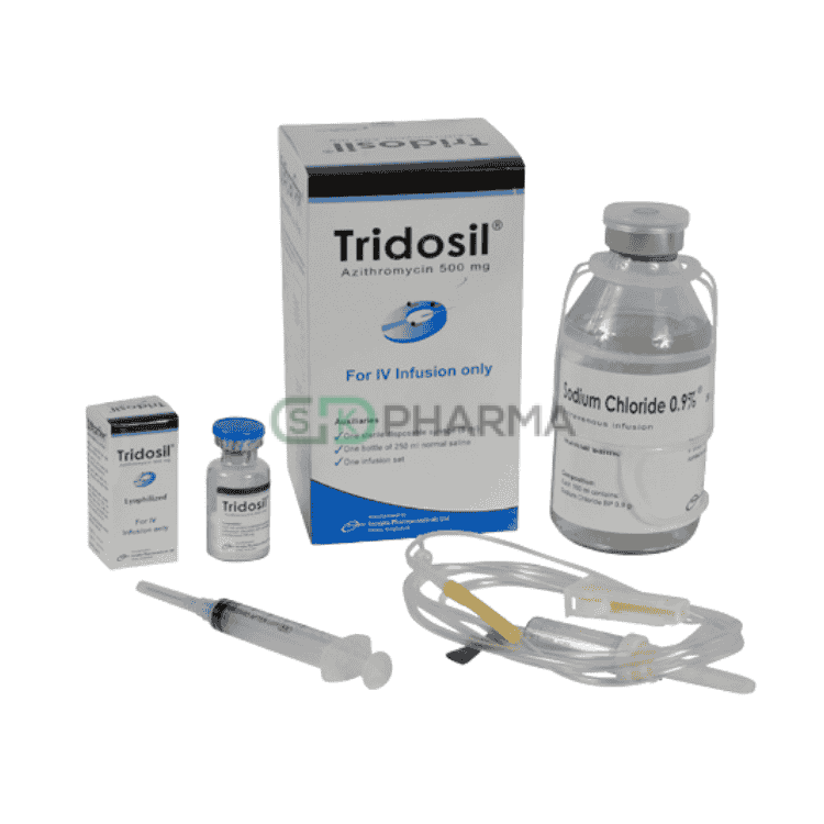 Tridosil Injection 500 mg/vial (Azithromycin Dihydrate)