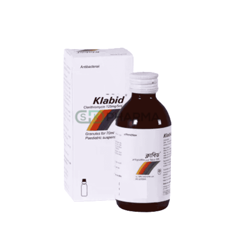 Klabid Suspension 125 mg/5 ml (Clarithromycin)