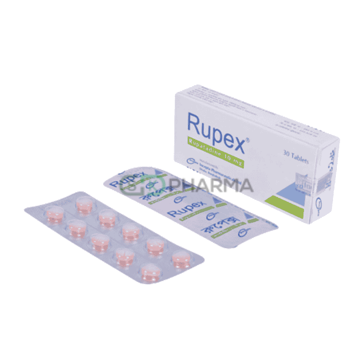 Rupex Tablet 10 mg (Rupatadine Fumarate)