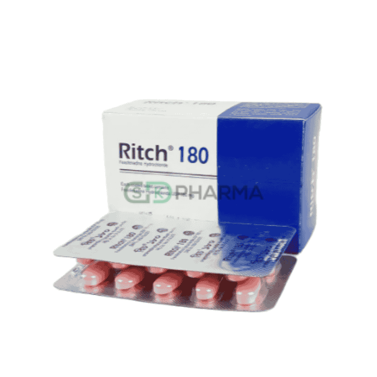 Ritch Tablet 180 mg (Fexofenadine Hydrochloride)