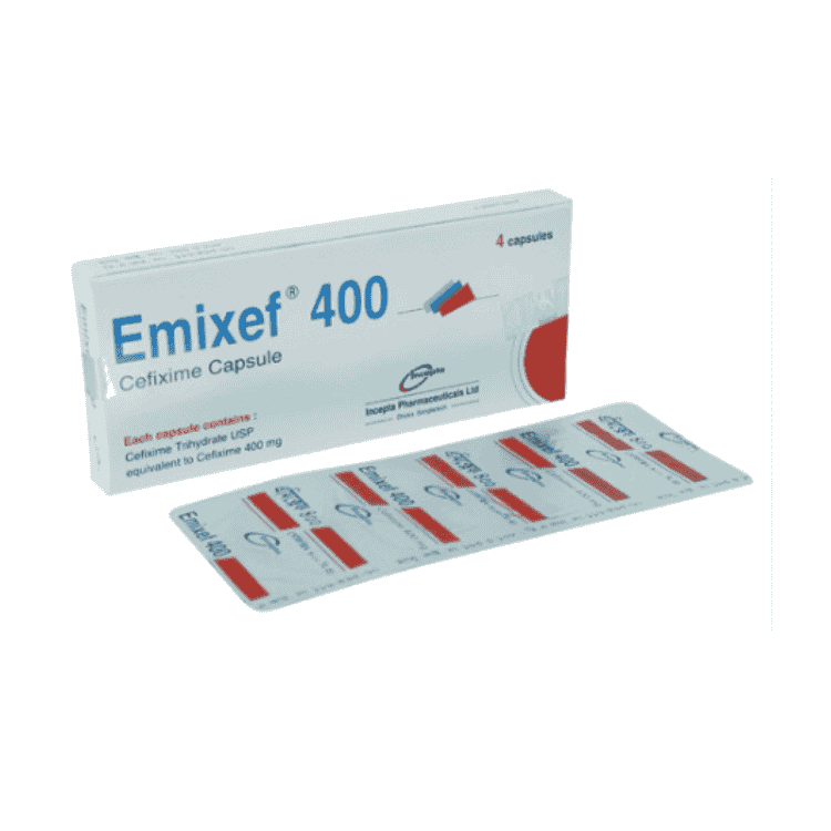 Emixef Capsule 400 mg (Cefixime Trihydrate)