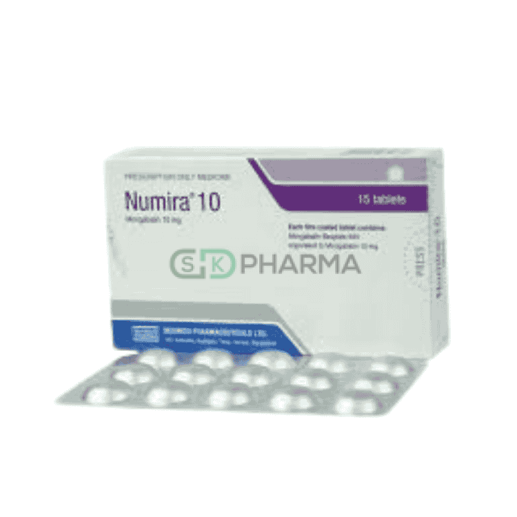 Numira Tablet 10 mg (Mirogabalin Besylate)