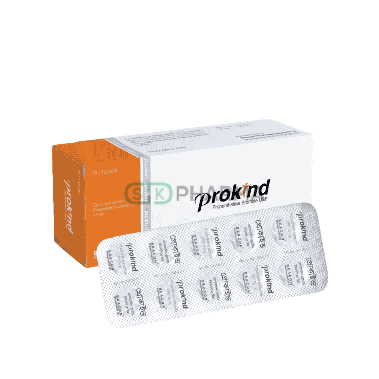 Prokind Tablet 15 mg (Propantheline Bromide)