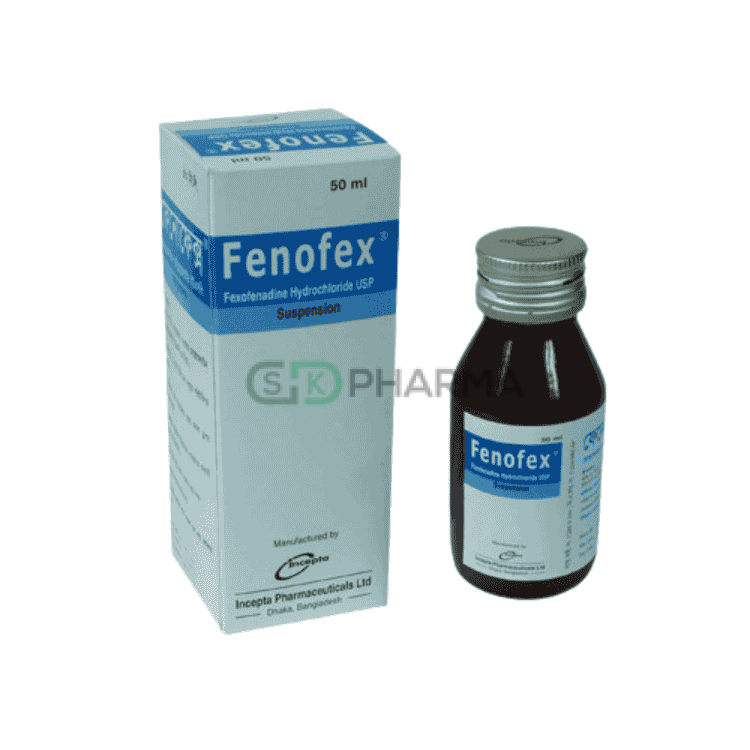 Fenofex Suspension 30 mg/5 ml (Fexofenadine Hydrochloride)