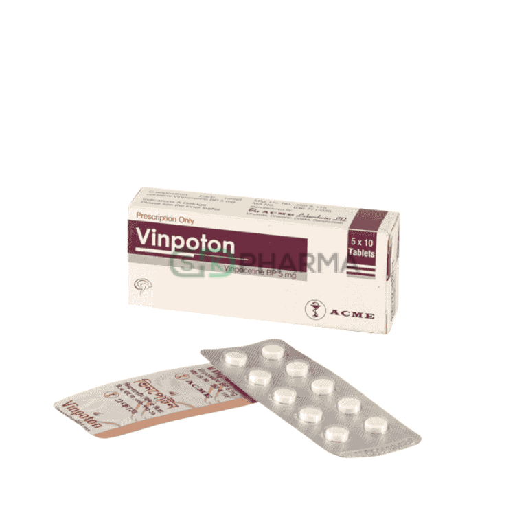 Vinpoton Tablet 5 mg (Vinpocetine)