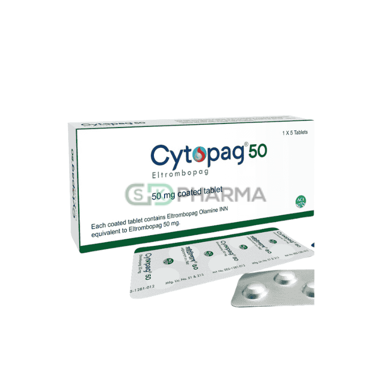 Cytopag Tablet 50 mg (Eltrombopag Olamine)