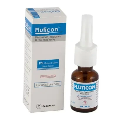 Fluticon Nasal Spray 120 metered sprays, Fluticasone Propionate 50 mcg/spray