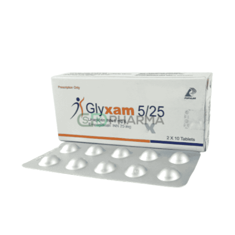 Glyxam Tablet 25 mg+5 mg (Empagliflozin + Linagliptin)
