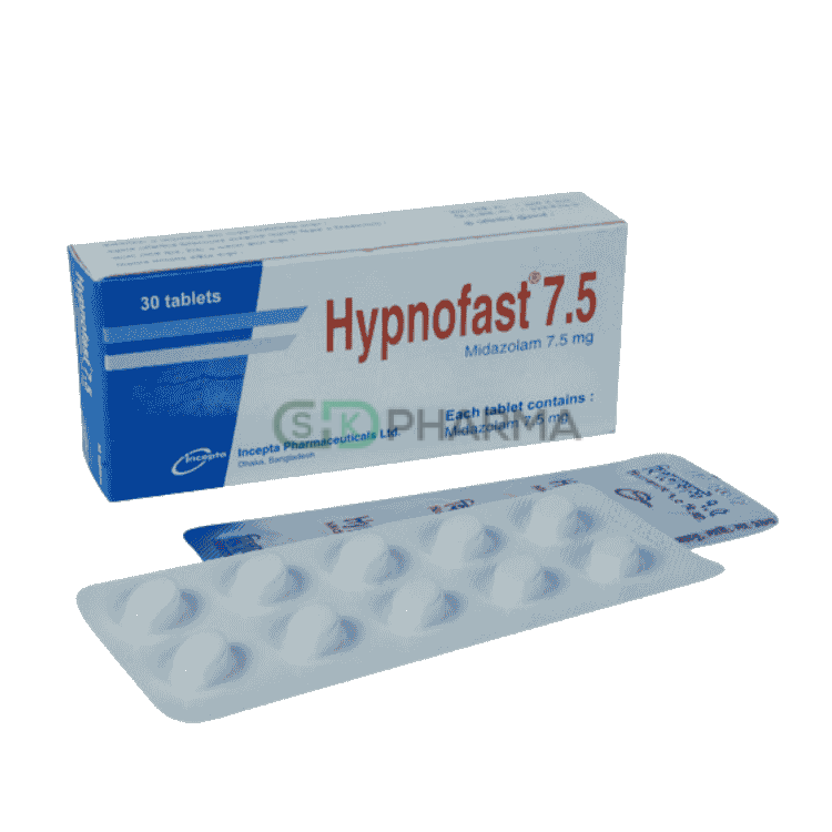 Hypnofast Tablet 7.5 mg (Midazolam)