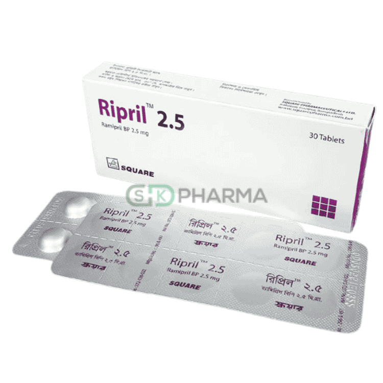 Ripril Tablet 2.5 mg (Ramipril)