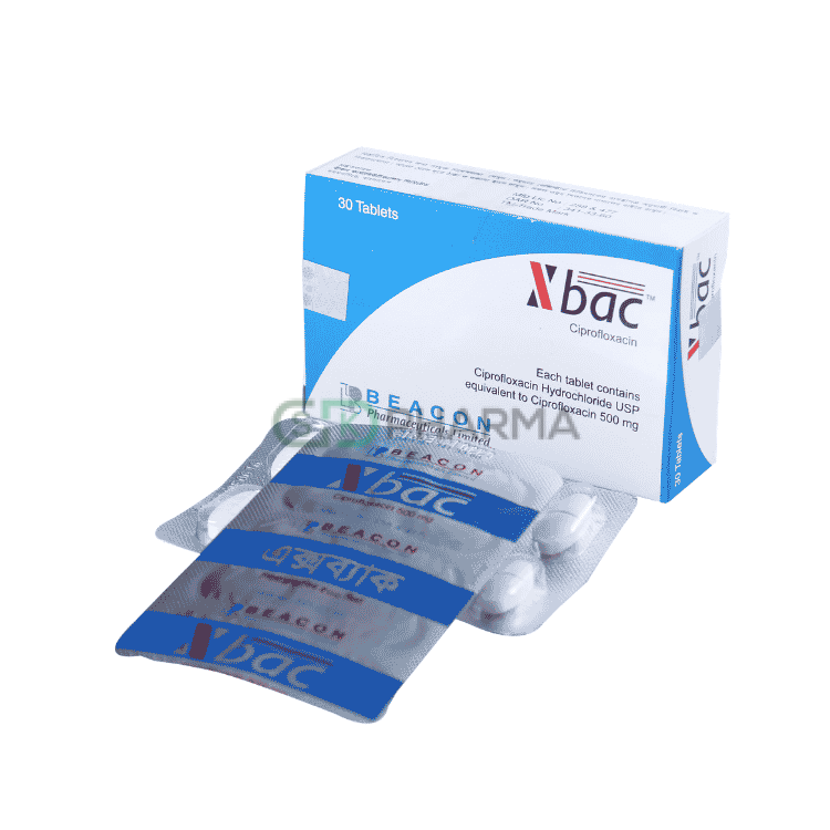 Xbac Tablet 500 mg (Ciprofloxacin)