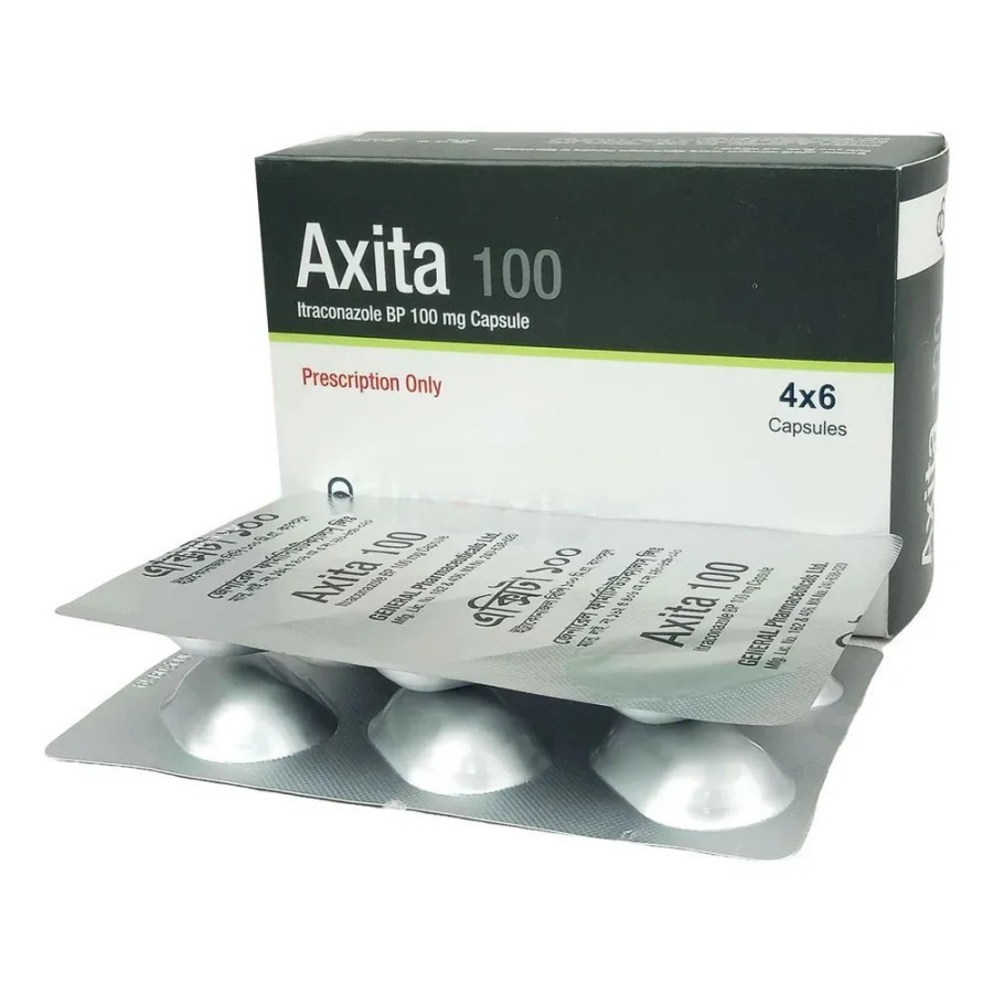 Axita Capsule, Itraconazole 100 mg