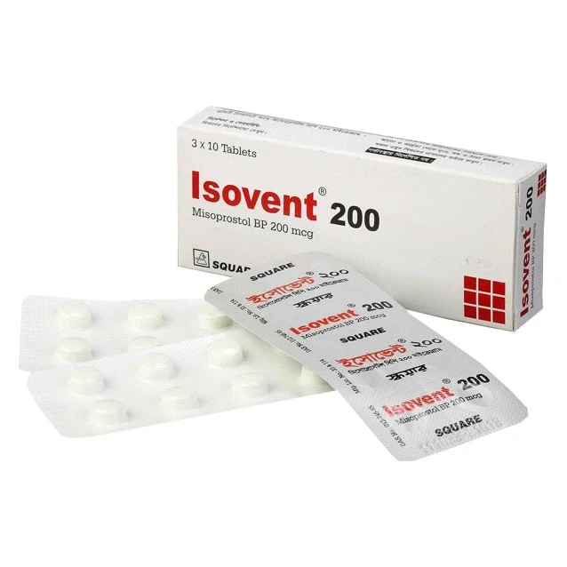 Isovent Tablet,Misoprostol 200 mcg