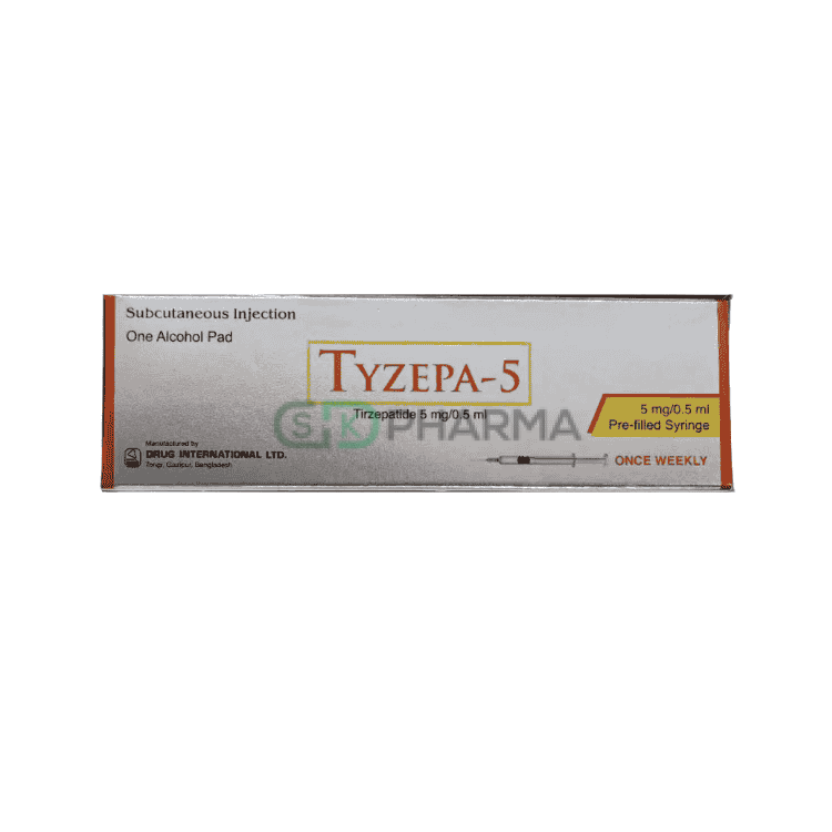 Tyzepa Injection 5 mg/0.5 ml (Tirzepatide)