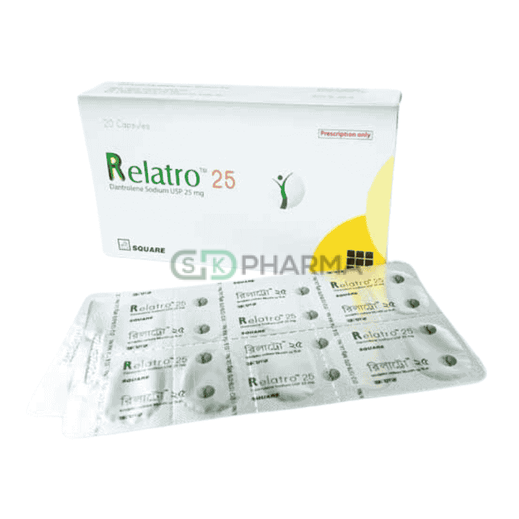 Relatro Capsule 25 mg (Dantrolene Sodium)