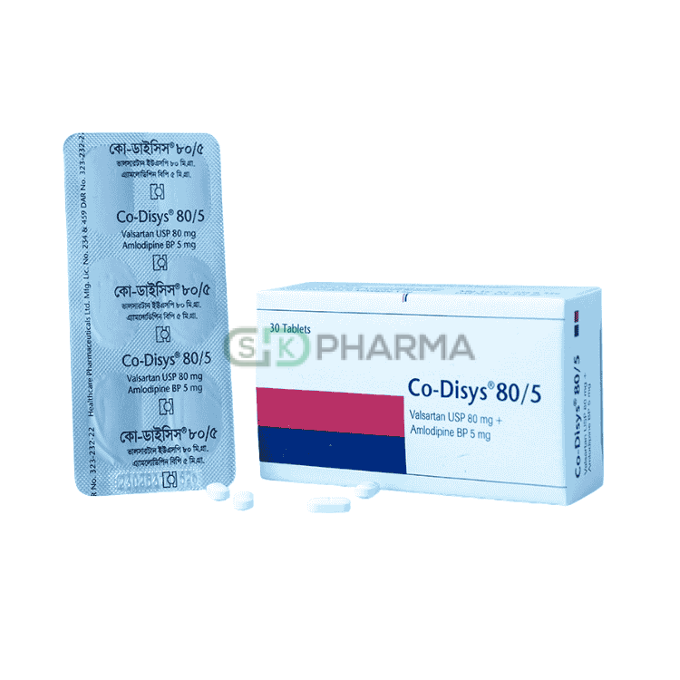 Co-Disys Tablet 5 mg+80 mg (Amlodipine Besilate + Valsartan)