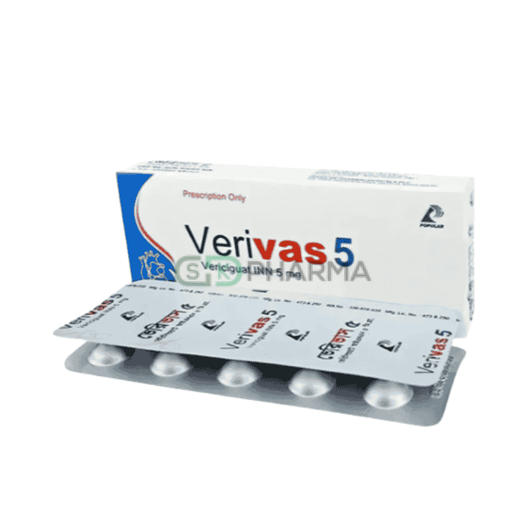 Verivas Tablet 5 mg (Vericiguat)