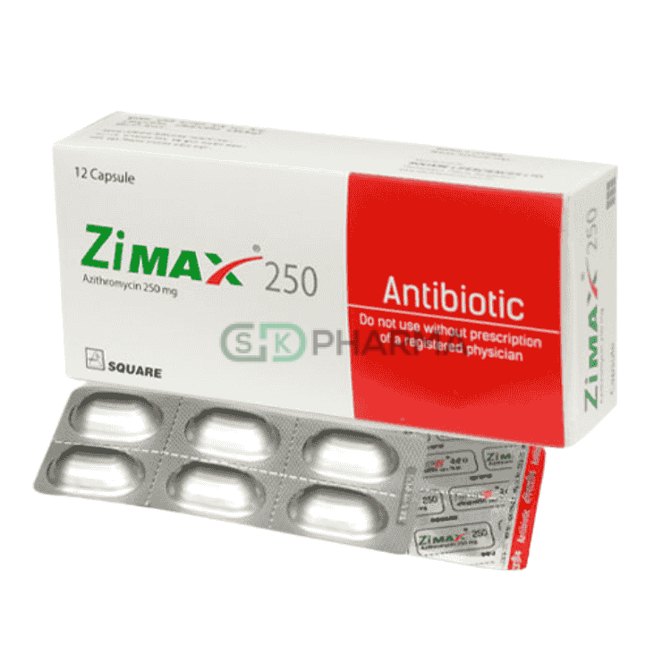 Zimax Capsule 250 mg (Azithromycin Dihydrate)