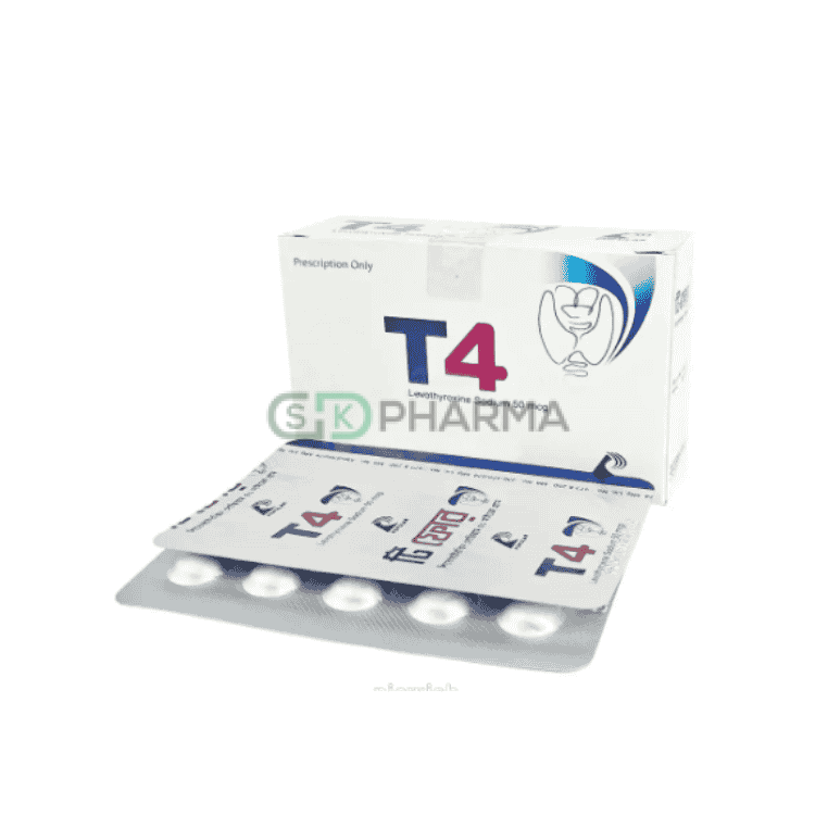 T4 Tablet 50 mcg (Levothyroxine Sodium)