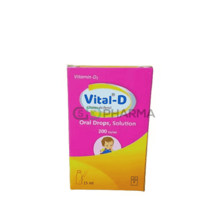 Vital-D Pediatric Drop 200 IU/ml (Cholecalciferol [Vitamin D3])