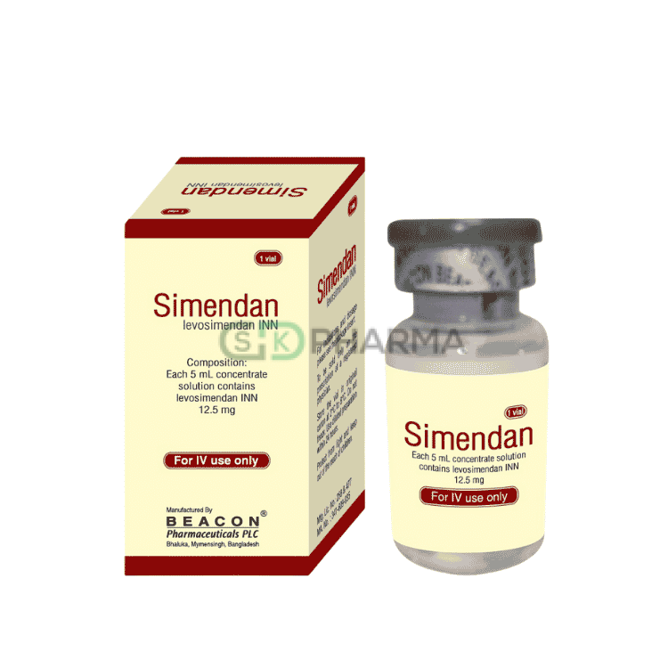 Simendan Injection 12.5 mg/5 ml (Levosimendan)