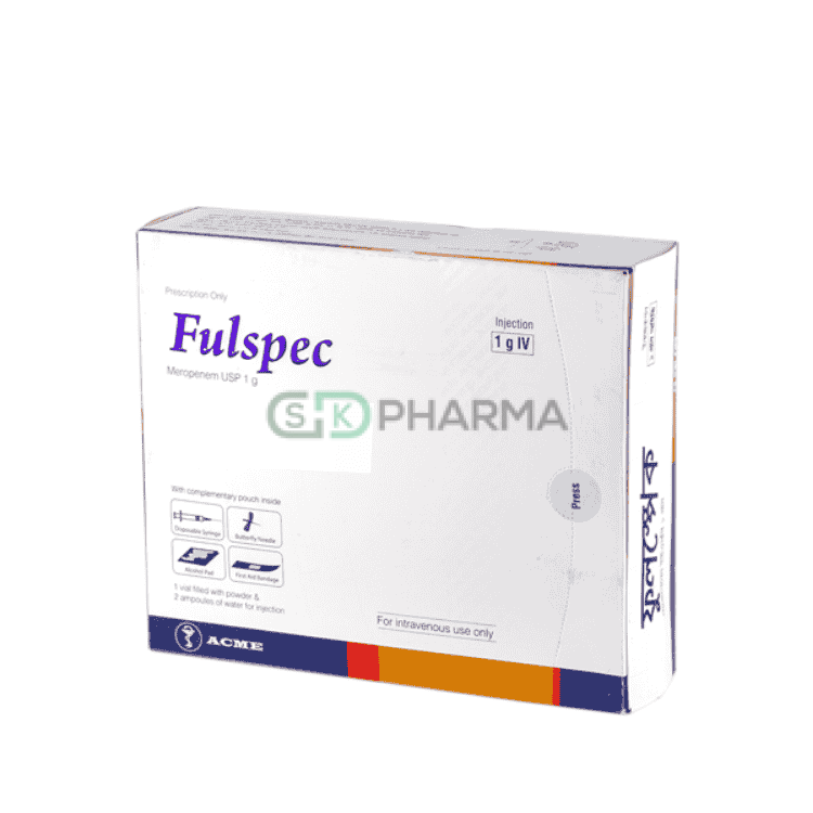 Fulspec Injection 1 gm/vial (Meropenem Trihydrate)