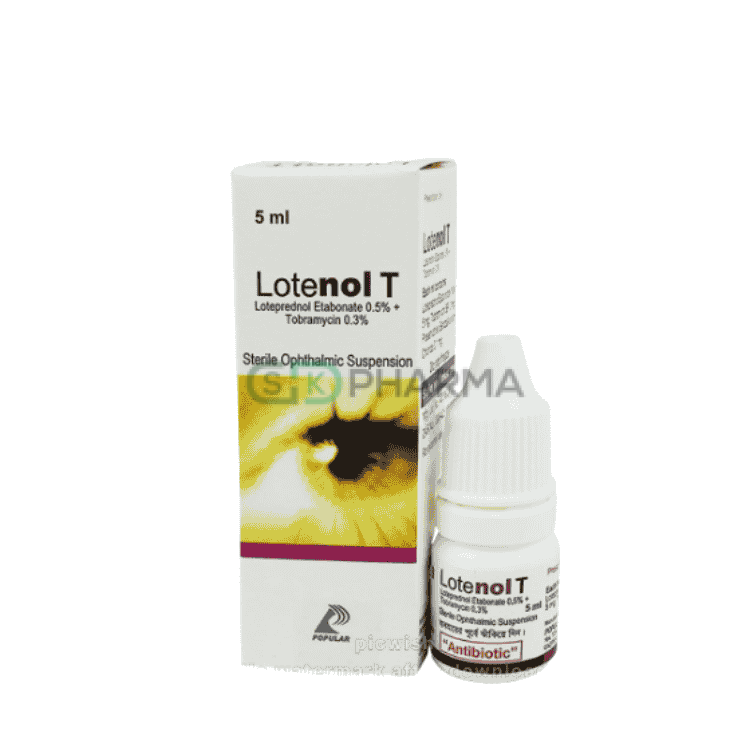 Lotenol T Suspension 0.5%+0.3% (Loteprednol Etabonate + Tobramycin)