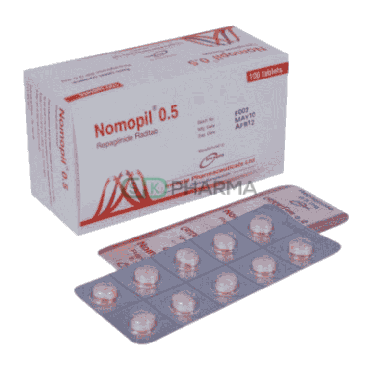 Nomopil Tablet 0.5 mg (Repaglinide)