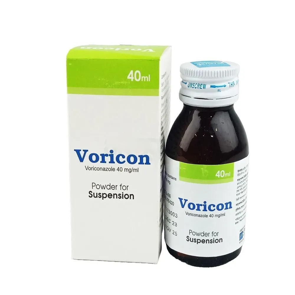 Voricon Powder for Suspension 40 ml bottle, Voriconazole 200 mg/5 ml