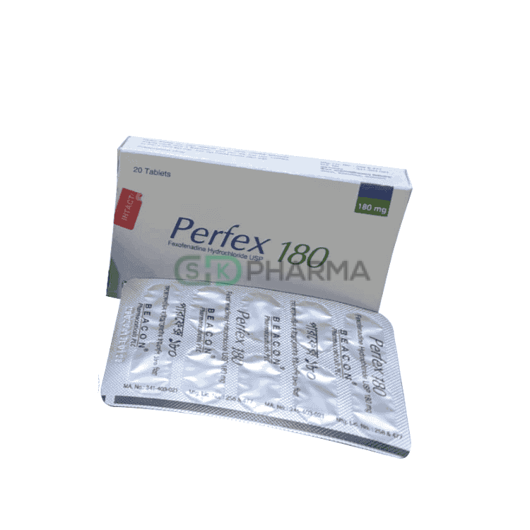 Perfex Tablet 180 mg (Fexofenadine Hydrochloride)