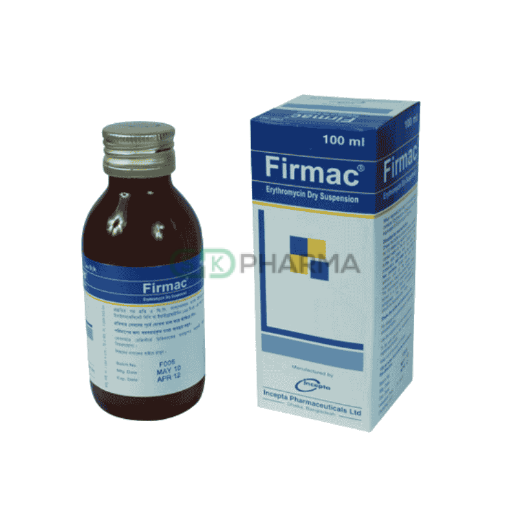 Firmac Suspension 125 mg/5 ml (Erythromycin (Oral))