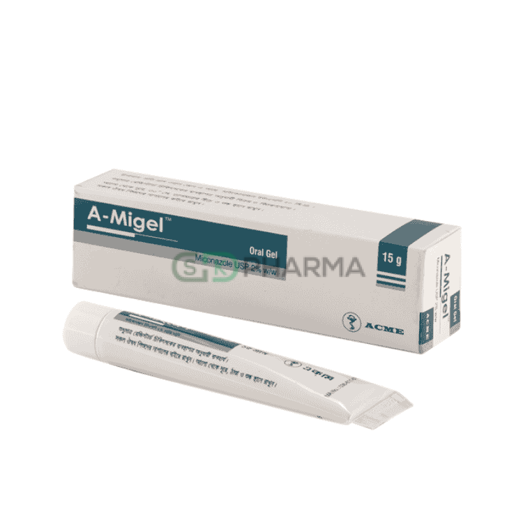 A-Migel Oral Gel 2% w/w (Miconazole Nitrate)