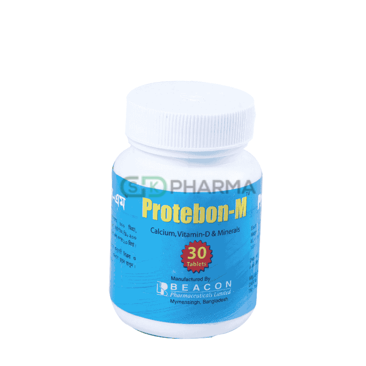 Protebon-M Tablet (Calcium + Vitamin D3 + Multimineral)