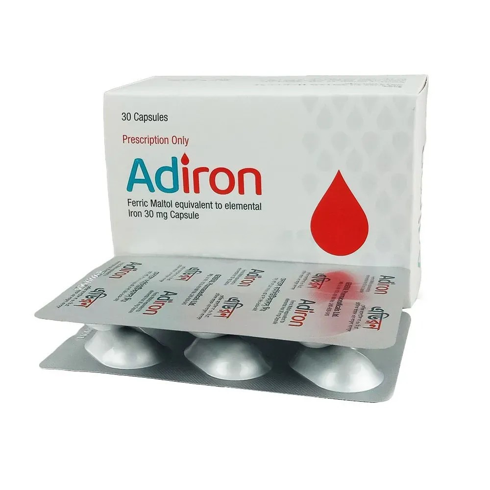 Adiron Capsule, Ferric Maltol 30 mg