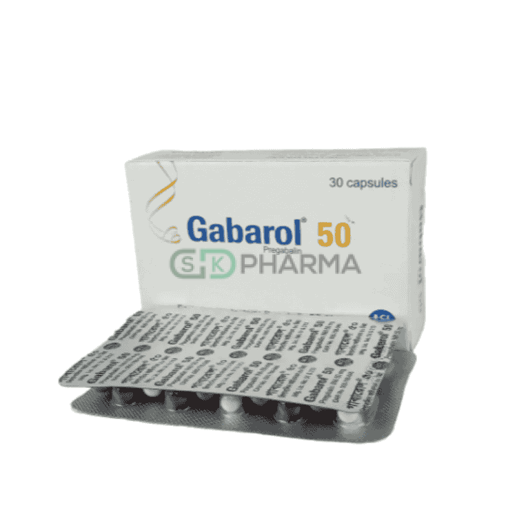 Gabarol Capsule 50 mg (Pregabalin)